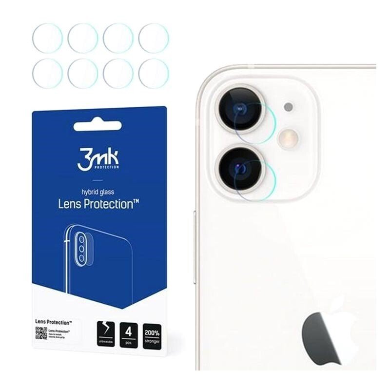 Folie Protectie Sticla Camera 3MK Lens Protect pentru iPhone 12 thumb