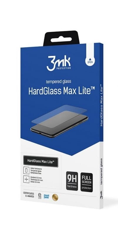 Folie sticla Sams Gal A52 4G/5G A52s /5G Negru Hardglass Max Lite 3MK thumb