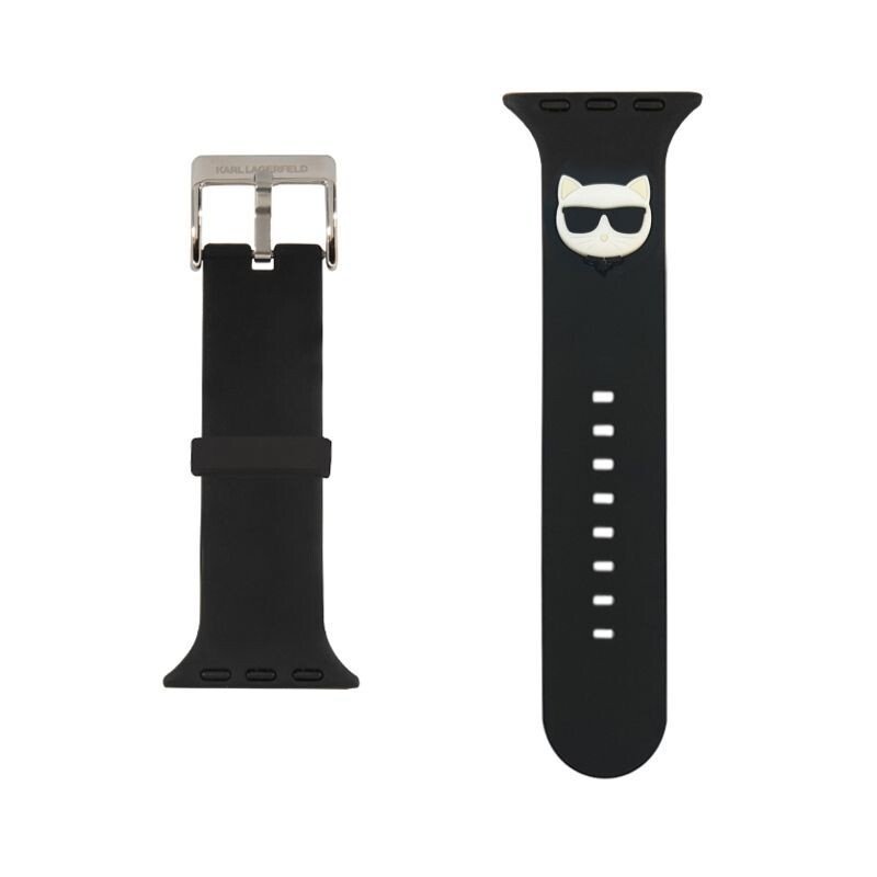 Curea Karl Lagerfeld Choupette pentru Apple Watch 38/40mm Black thumb