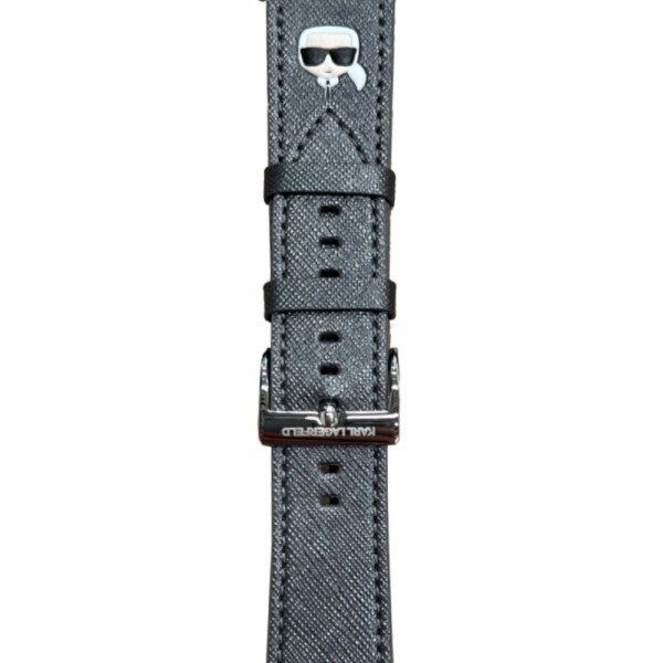 Curea Karl Lagerfeld Karl Head pentru Apple Watch 38/40mm Argintiu thumb