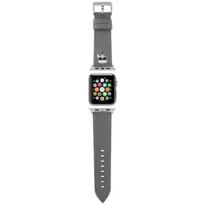 Curea Karl Lagerfeld Karl Head pentru Apple Watch 38/40mm Argintiu