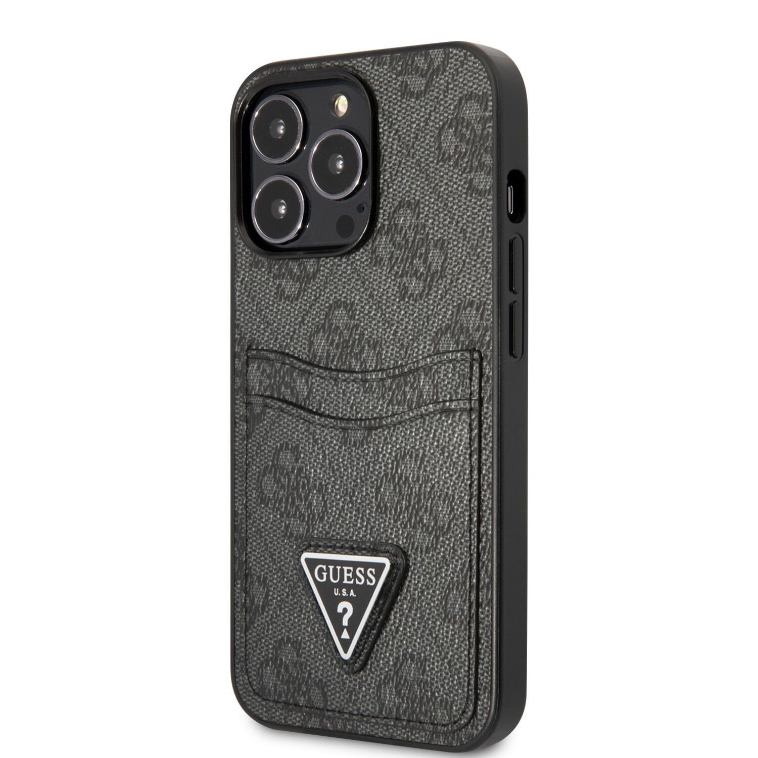 Husa Cover Guess Logo pentru iPhone 13 Pro Max Negru thumb