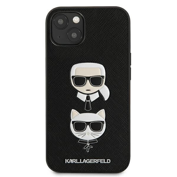 Husa Cover Karl Lagerfeld Saffiano Choupette Head Silicone pentru iPhone 13 Mini thumb