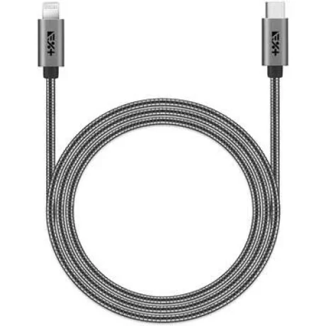 Adaptor Next One Type C to Lightning 1.2M LGHT-USBC-MET-SG Argintiu