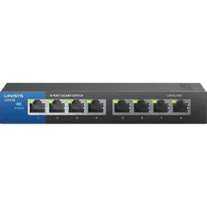 Linksys 8-Port Business Desktop Gigabit Switch GGS108-EU-RTL Negru