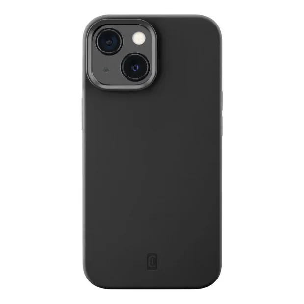 Husa Cover Cellularline Silicon Soft pentru iPhone 13 Negru