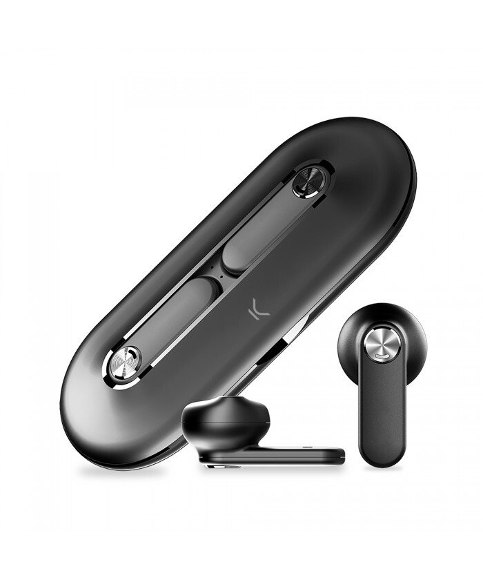 Leaf Earphones KSIX Bluetoth cu Microfon Negru thumb