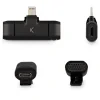 Microfon Ksix Wireless pentru Telefoane Black