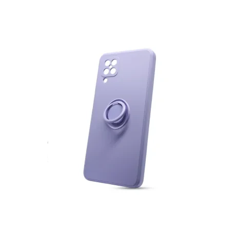 Husa Cover Silicon Finger Grip pentru Samsung A12/M12 Mov