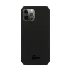 Husa Cover Lacoste Silicon Glossy Printing Logo iPhone 12/12Pro Negru