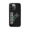 Husa Cover Lacoste Silicon Glossy Printing Logo iPhone 12/12Pro Negru