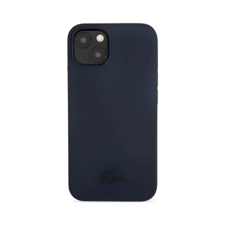 Husa Cover Lacoste Silicon Glossy Printing Logo iPhone 13 Albastru