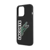 Husa Cover Lacoste Silicon Glossy Printing Logo iPhone 13 Mini Negru