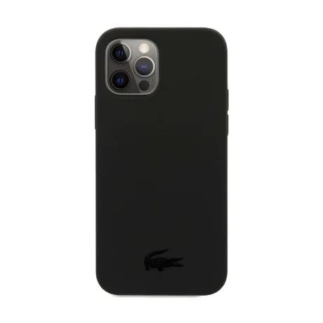 Husa Cover Lacoste Silicon Glossy Printing Logo iPhone 13 Pro Max Albastru