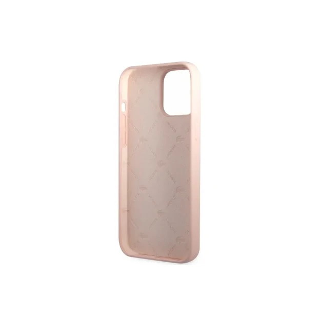Husa Cover Lacoste Silicon Glossy Printing Logo iPhone 13 Pro Max Pink