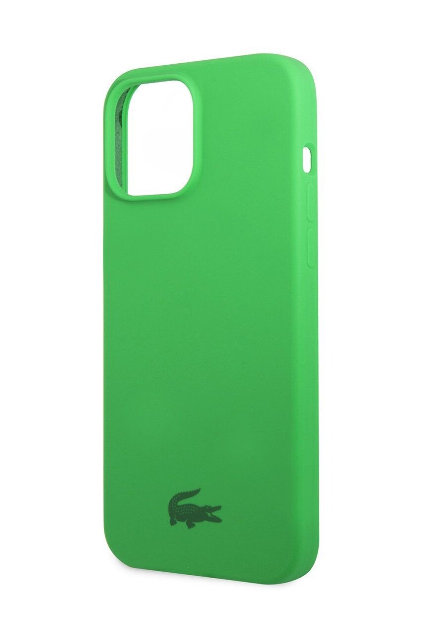 Husa Cover Lacoste Silicon Glossy Printing Logo iPhone 13 Pro Max Verde thumb