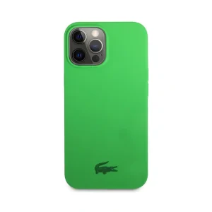 Husa Cover Lacoste Silicon Glossy Printing Logo iPhone 13 Pro Verde