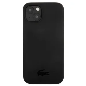 Husa Cover Lacoste Silicon Glossy Printing Logo pentru iPhone 13 Mini Negru