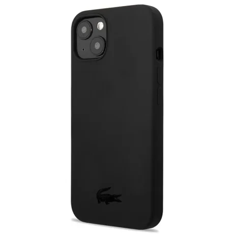 Husa Cover Lacoste Silicon Glossy Printing Logo pentru iPhone 13 Negru