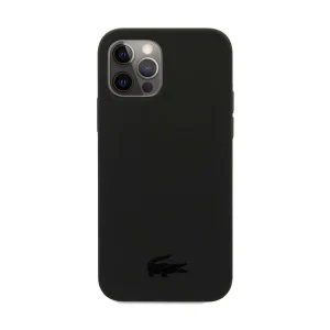 Husa Cover Lacoste Silicon Glossy Printing Logo iPhone 13 Pro Max Negru