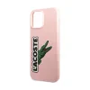 Husa Cover Lacoste Silicon Glossy Printing Logo iPhone 13 Pro Max Roz