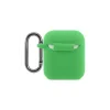 Husa Cover Lacoste Silicon Glossy Printing Logo pentru Airpods 1/2 Verde