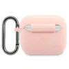 Husa Cover Lacoste Silicon Glossy Printing Logo pentru Airpods 3 Pink