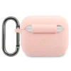 Husa Cover Lacoste Silicon Glossy Printing Logo pentru Airpods Pro Roz