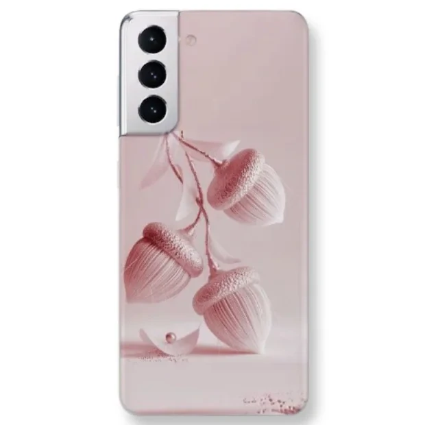Husa Fashion Mobico pentru Samsung Galaxy S21 Pink Acorns