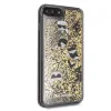 Husa Cover Hard Karl Lagerfeld Glitter Gold pentru iPhone 7/8plus Negru