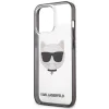 Husa Cover Karl Lagerfeld Iconic Choupette iPhone 13 Pro Max Rama Neagra