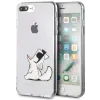 Husa Cover Karl Lagerfeld pentru iPhone 7/8 Plus Fun Choupette Transparent