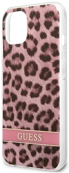 Husa Guess Leopard Case pentru iPhone 13 Pro Max Roz thumb