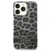 Husa Guess Leopard Case pentru iPhone iPhone 13 Pro Gri