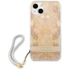 Husa Cover Guess Gold Flower Cord pentru iPhone 13 Mini