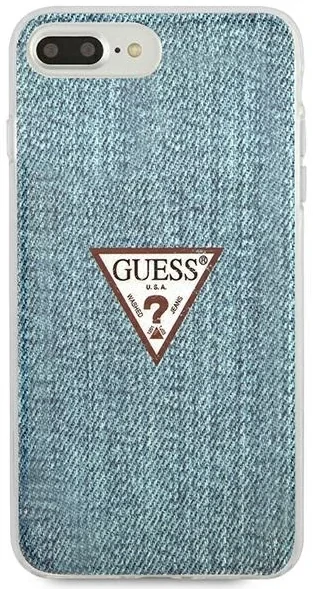 Husa Cover Guess Jeans Colection pentru iPhone 7/8 Plus Albastru thumb