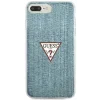 Husa Cover Guess Jeans Colection pentru iPhone 7/8 Plus Albastru