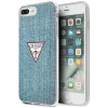 Husa Cover Guess Jeans Colection pentru iPhone 7/8 Plus Albastru