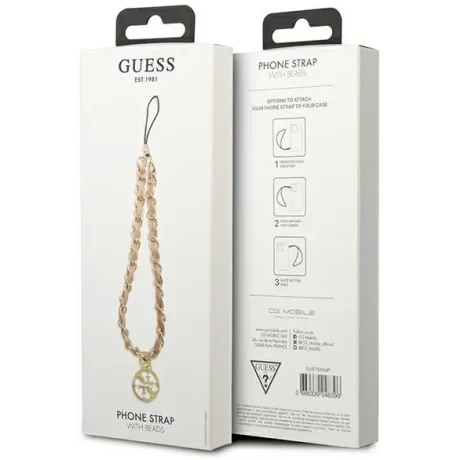 Bratara Guess Strap pentru Telefon Chain Carms Gold