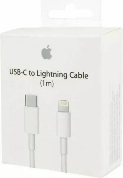Cablu Date Type-c to Lightning compatibil cu Apple MQGJ2ZM/A 1m Alb thumb