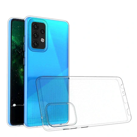 Husa Cover Silicon Slim pentru Samsung Galaxy A52/A52 5G Transparent thumb