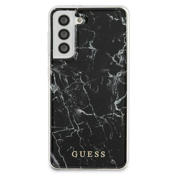 Husa Cover Guess Marble pentru Samsung Galaxy S21 Ultra Black thumb
