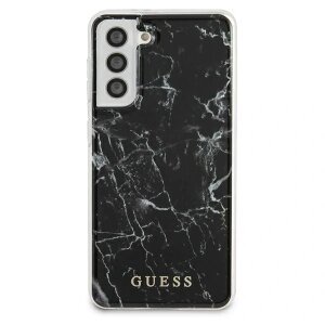 Husa Cover Guess Marble pentru Samsung Galaxy S21 Ultra Black