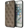 Husa Cover Guess Hard Logo Metalic pentru 7/8 Plus Brown