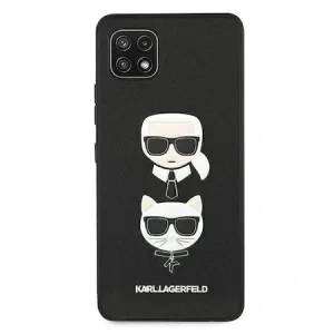 Husa Cover Karl Lagerfeld Saffiano Head pentru Samsung Galaxy A22 5G Black