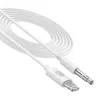 Cablu Transfer Audio Cellularline Jack to Lightning Alb