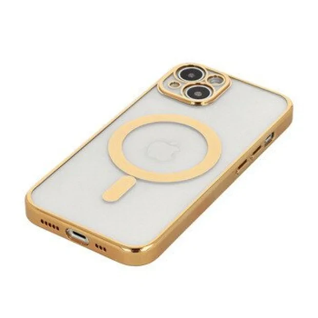 Husa Cover Luxury Magsafe pentru iPhone 12 Pro Max Gold
