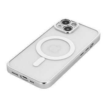 Husa Cover Luxury Magsafe pentru iPhone 13 Pro Silver thumb