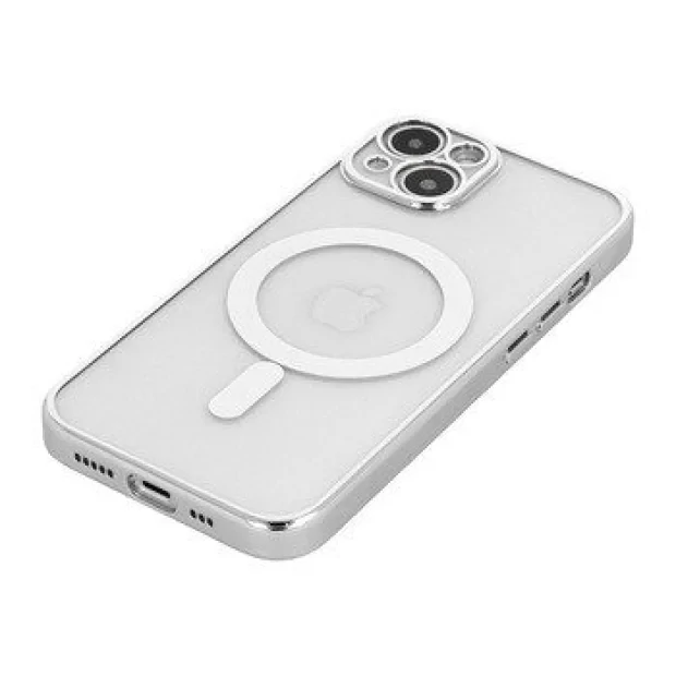Husa Cover Luxury Magsafe pentru iPhone 13 Pro Silver