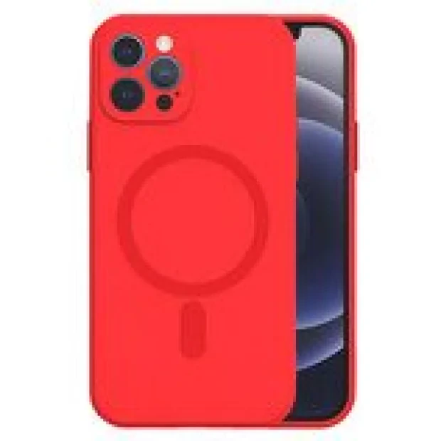 Husa Cover MagSilicone pentru iPhone 13 Pro Red